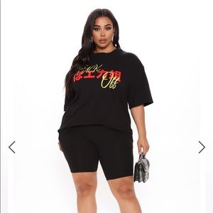 Fashion nova. Top and bikers